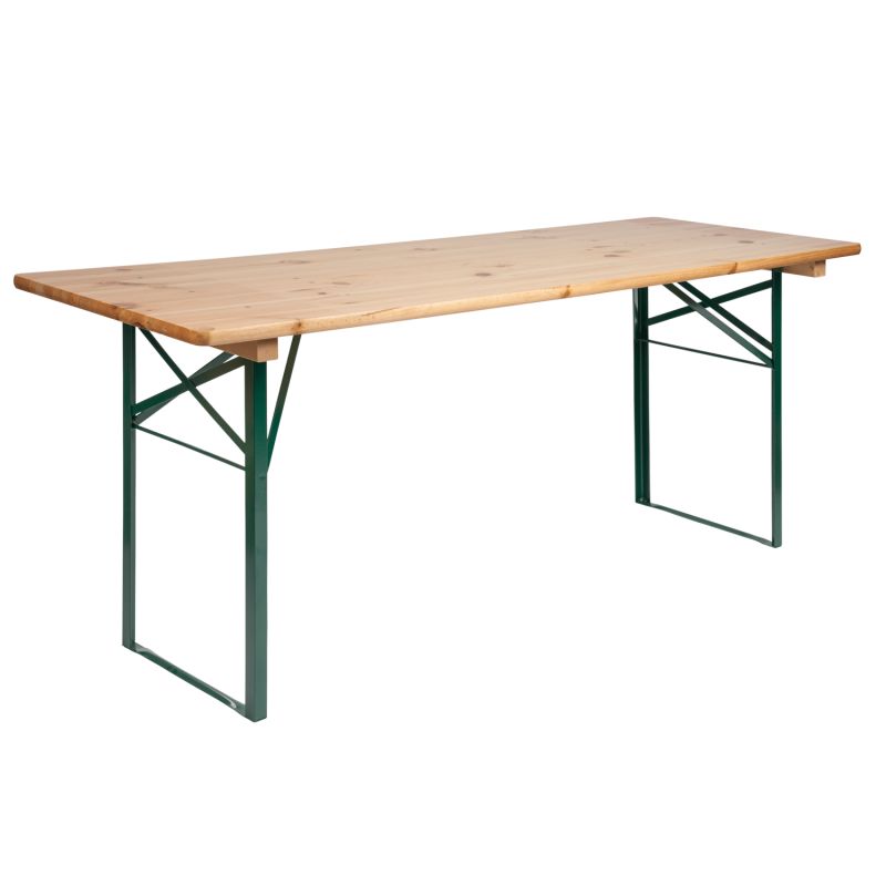 Table brasserie 200 cm - Piétement cornière