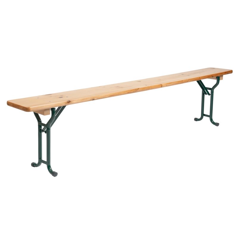 Banc brasserie 200 cm - Piétement tubulaire