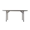 Table ronde Zown Premium Planet - Marron - 3 dimensions