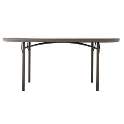 Table ronde Zown Premium Planet - Marron - 3 dimensions