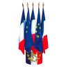 Ecussons + 3 Drapeaux