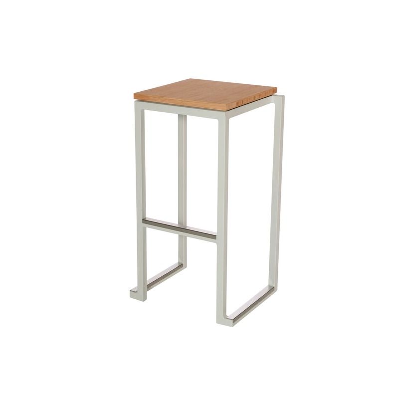 Tabouret haut Kubo acier