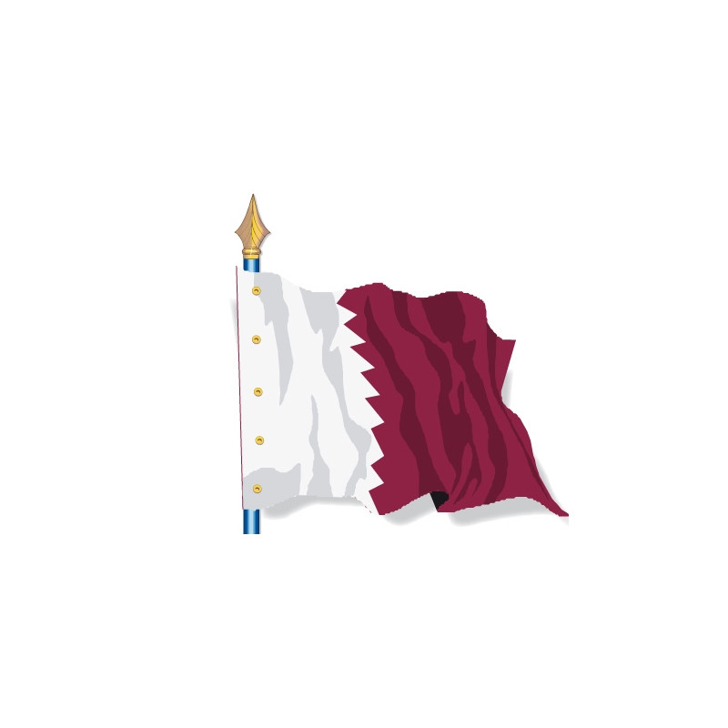 Drapeau Qatar