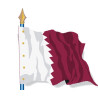 Drapeau Qatar