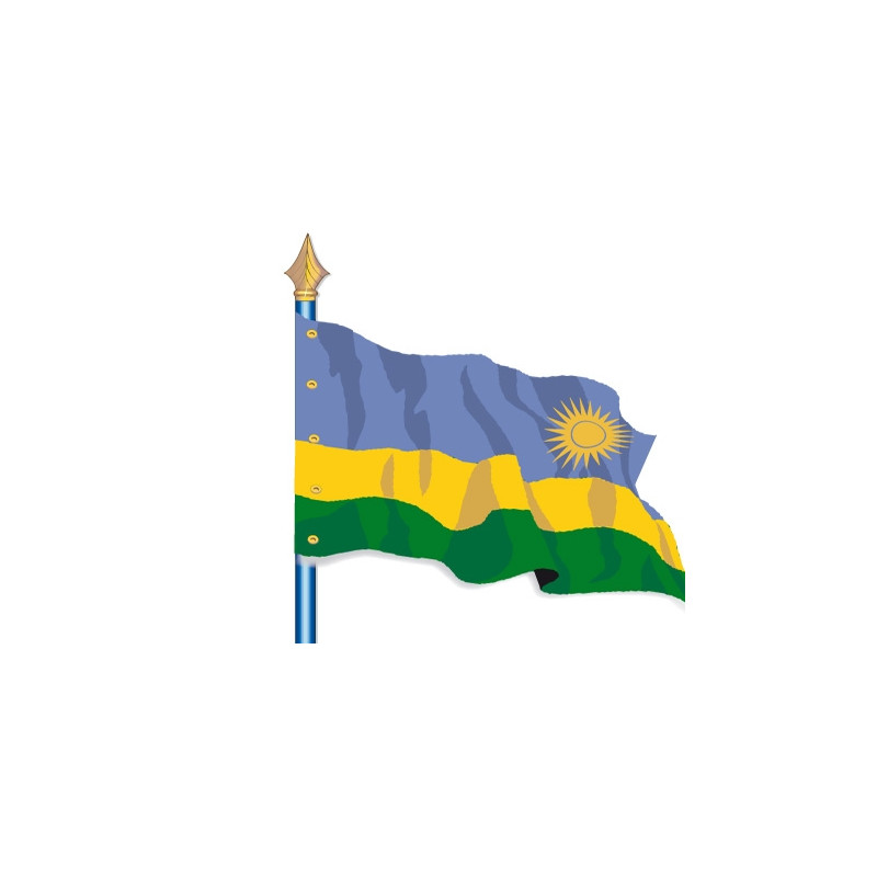 Drapeau Rwanda