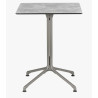 TABLE BISTROT - PLATEAU HPL 69X69 CM