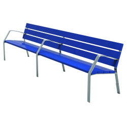 BANC MODO-10 300 CM 7 LAMES ALUMINIUM