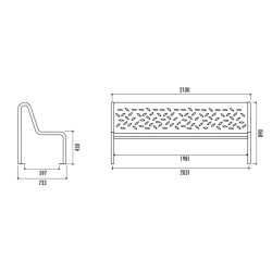 BANC TUBULAR